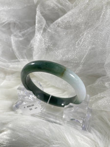 Grade A Natural Jade Bangle with certificate #37084