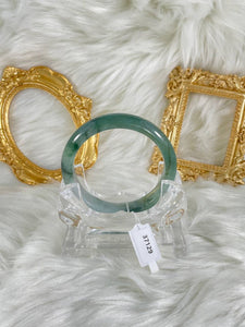 Grade A Natural Jade Bangle with certificate #37129