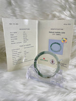 Load image into Gallery viewer, Grade A Natural Jade Bangle with certificate #37131
