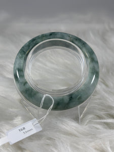 Grade A Natural Jade Bangle with certificate #6290