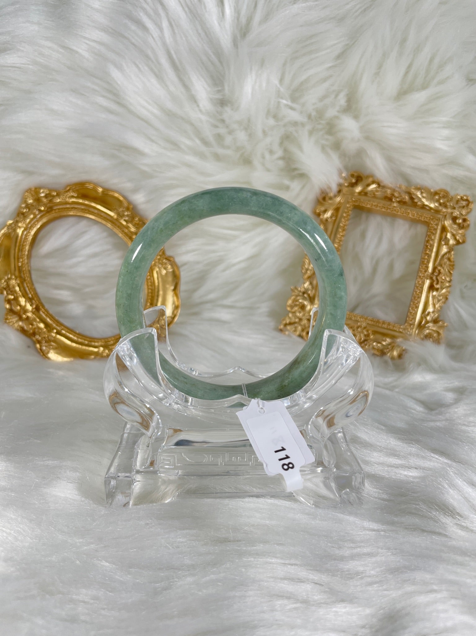 Grade A Natural Jade Bangle without certificate #118