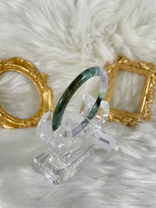 Grade A Natural Jade Bangle with certificate #36896