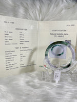 Load image into Gallery viewer, Grade A Natural Jade Bangle with certificate #36896
