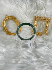 Grade A Natural Jade Bangle with certificate #37073