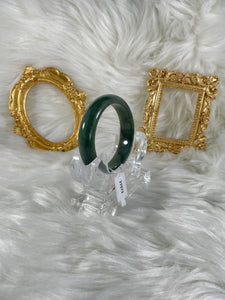 Grade A Natural Jade Bangle with certificate #37073