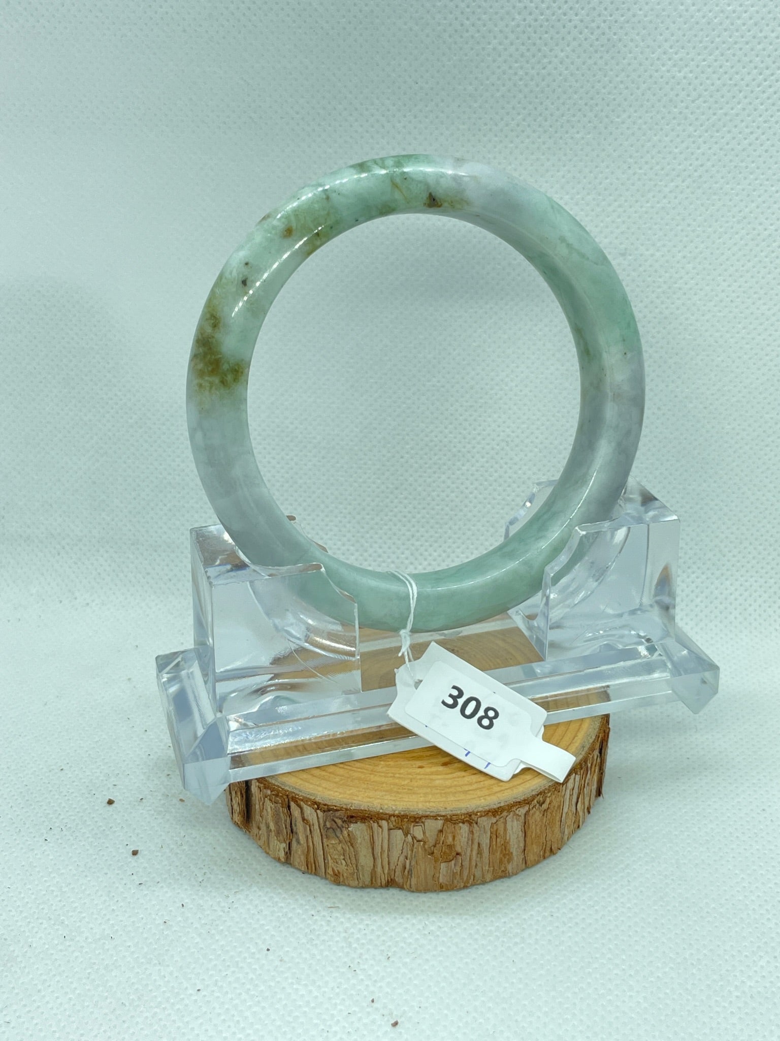 Grade A Natural Jade Bangle without certificate #308