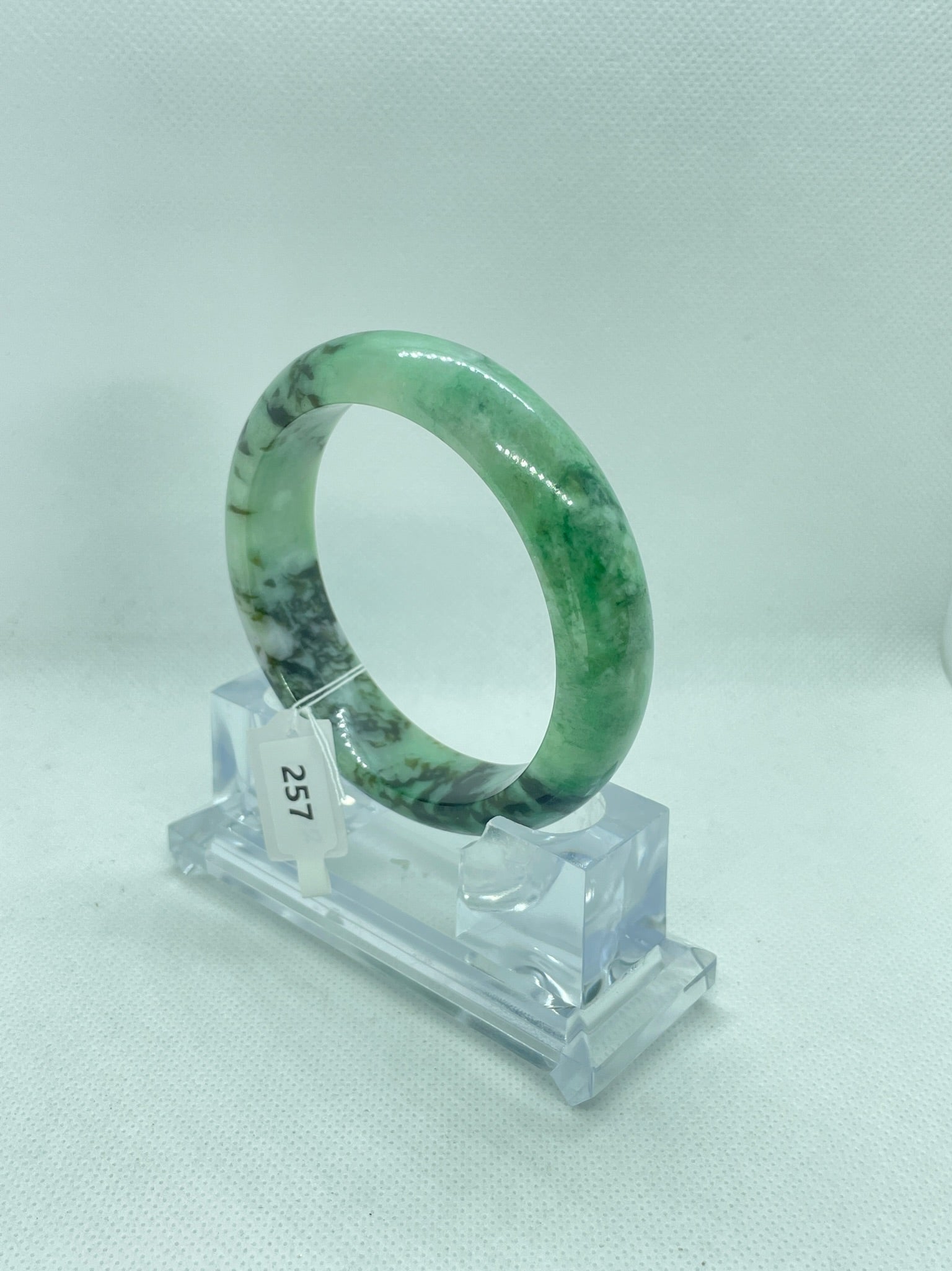 Grade A Natural Jade Bangle without certificate #257