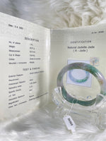 Load image into Gallery viewer, Grade A Natural Jade Bangle with certificate #36369
