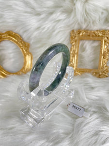 Grade A Natural Jade Bangle with certificate #36769