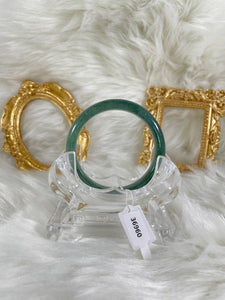 Grade A Natural Jade Bangle with certificate #36960