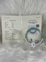 Load image into Gallery viewer, Grade A Natural Jade Bangle with certificate #36946
