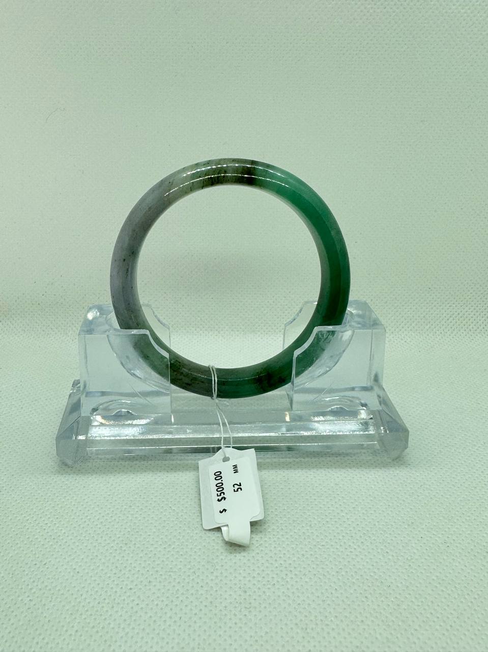 Grade A Natural Jade Bangle with certificate #36935