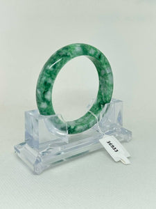 Grade A Natural Jade Bangle with certificate #36933