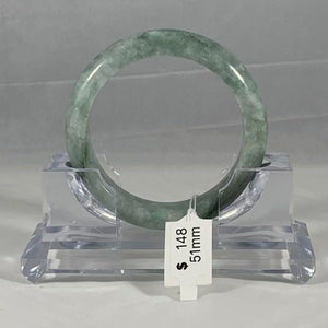 Grade A Natural Jade Bangle with certificate #6274